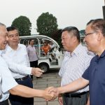 全国政协副主席何厚铧率团考察春秋淹城旅游区