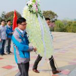 春秋淹城旅游区组织祭扫烈士墓活动