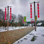 淹城的雪到底有多“色”？看看他就知道了