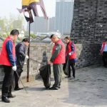 春秋淹城旅游区开展“精细城管在行动”义务劳动