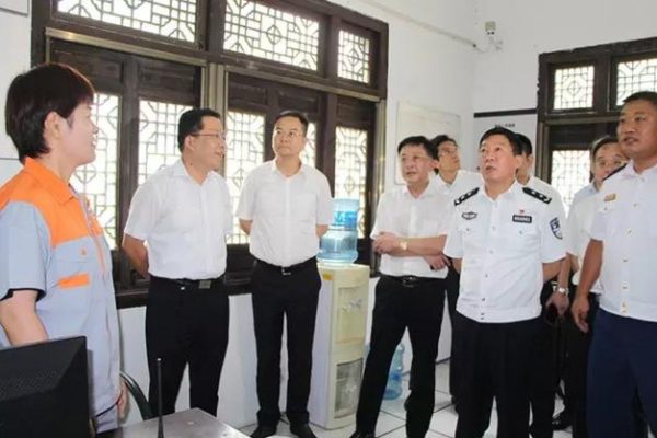 市长丁纯实地走访春秋淹城旅游区 督导安全生产和国庆安保工作