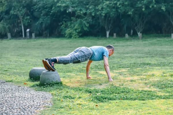 淹城遗址公园恢复晨练啦~
