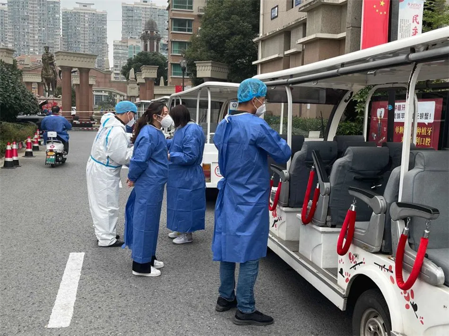 淹城春秋乐园5个志愿者车队,助力封控社区生活物资运送
