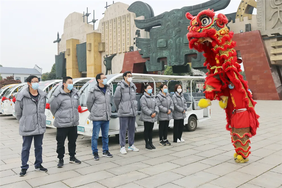 淹城春秋乐园抗疫志愿者凯旋归来