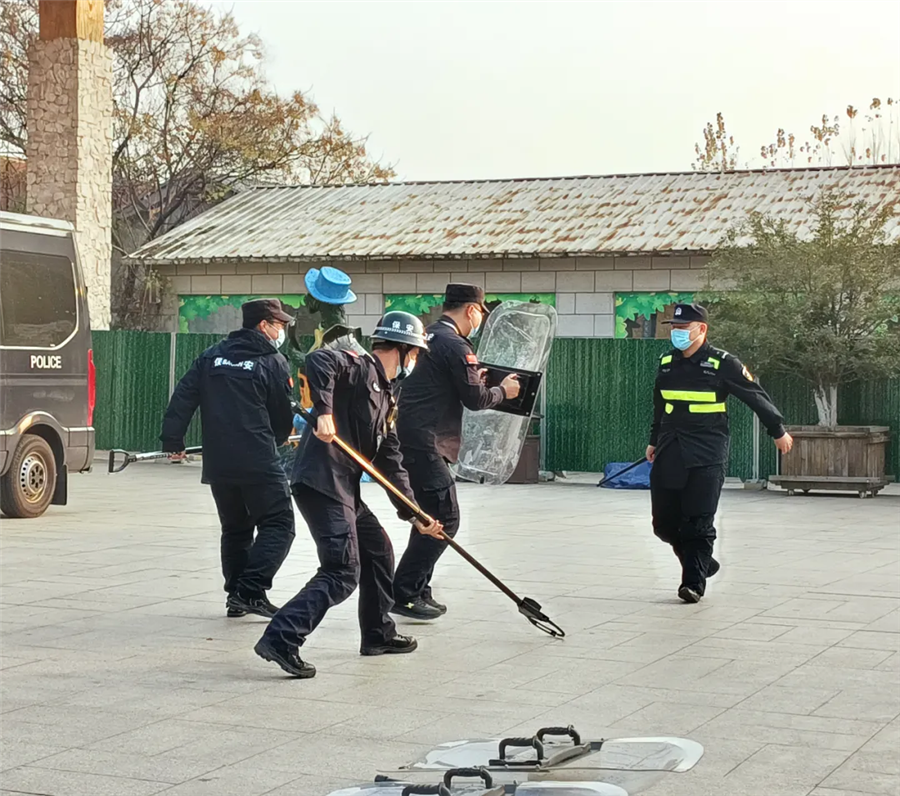反恐防暴演练进景区,警景联动筑平安