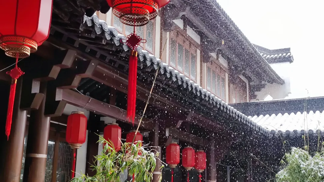 来武进区文化馆，邂逅雪中的最美文化空间