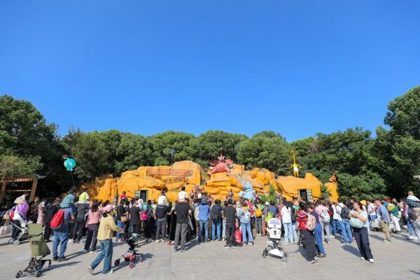 淹城野生动物世界  火爆!国庆假期遛娃首选淹城动物园,好萌!好玩!好看!